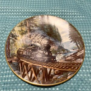 Vintage Train Collector's Plate